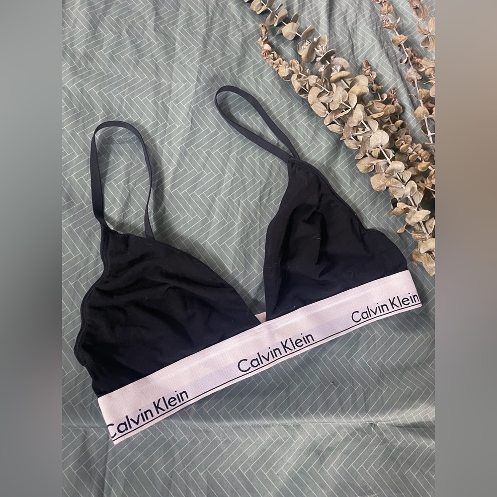 Calvin Klein bralette bra black